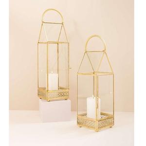 Porte-bougie en acier inoxydable au design tendance et haut de gamme, avec une maîtrise artisanale majestueuse du métal pour des décorations d'événements raffinées. - Product Image 3