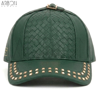 Gorras Deportivas de Moda Hechas a Mano en Cuero Sintético Verde Oscuro, Producto de Última Tendencia, Cómodas, de Alta Calidad, Buen Proveedor