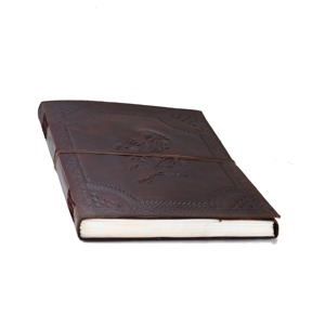 Carnet de notes pour invités Flowers Journal - Carnet de croquis en cuir - Product Image 4