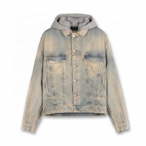 Veste en jean personnalisée pour homme, veste en jean épaisse de qualité supérieure, logo personnalisé pour homme - Product Image 1