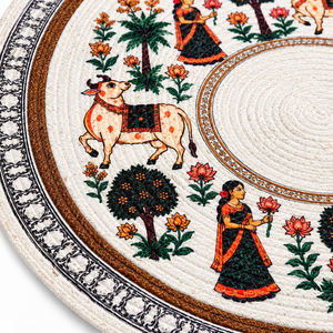 Mantel Individual de Poliéster con Estampado Étnico al por Mayor para Mesa de Comedor, Decoración del Hogar y Uso en Restaurantes - Product Image 6