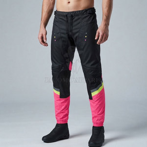 Pantalons de course pour hommes, pantalons de motocross avec poches cargo, taille à cordon de serrage pour les sports moto et la conduite tout-terrain - Product Image 3