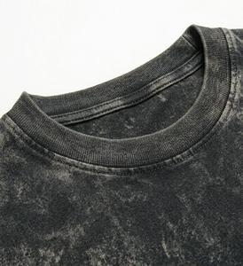 Camiseta Oversize para Hombre con Lavado Ácido, Tejido de Punto 100% Algodón de Alta Calidad, Impresión y Bordado Personalizados, Ecológica y Transpirable - Product Image 5