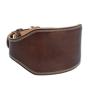 Ceinture de musculation robuste en cuir de vachette grande taille pour hommes et femmes, avec boucle antidérapante, portable, pour le soutien sportif - Product Image 3