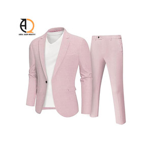 ชุดสูทสีพาสเทลสำหรับผู้ชาย ชุดสูทธุรกิจแบบเป็นทางการ - Product Image 4