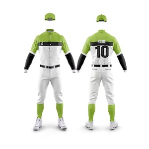 Tenue de baseball en polyester, kit de sport haut de gamme, fabricant OEM, broderie de logo personnalisée, exportateur de vêtements de sport - Product Image 4