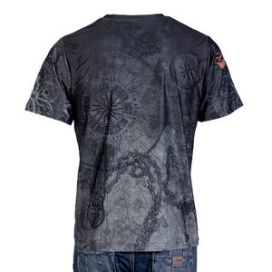 Camiseta Vintage 100% Algodón con Logotipo Gráfico, Camisetas Vintage con Serigrafía, Corte Recortado, Camisetas Extra Grandes para Hombre - Product Image 1