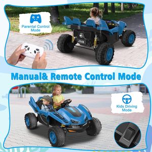 รถยนต์เด็กนั่งขับ ANPABO 24V รุ่น Shark 2 ที่นั่ง พร้อมรีโมทคอนโทรล ไฟหน้า LED และมอเตอร์ 4x75W - Product Image 4
