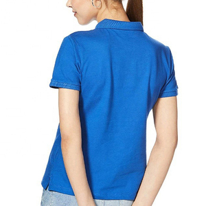 Camiseta Personalizada Force 2 Win para Mujer, Manga Corta, Estilo Golf, Secado Rápido, Transpirable, 100% Algodón, Logotipo Frontal OEM - Product Image 4