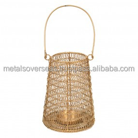 โคมไฟหวายสานรูปวงรีสำหรับตกแต่งทำจากสแตนเลส2ขนาดโคมไฟแขวนผนังดีไซน์ใหม่ - Product Image 4