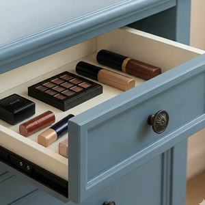 ลูกบิดลิ้นชักตู้โลหะผสมสังกะสีสไตล์วินเทจสีดำดีไซน์ดอกไม้โบราณทนทานสำหรับตู้เสื้อผ้าห้องนอนห้องนั่งเล่นเฟอร์นิเจอร์ - Product Image 6