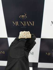Custom God Is Great Moissanite <b>Ring</b> 925 Sterling Silver <b>Iced</b> Out Hip Hop Statement <b>Ring</b> - Product Image 5