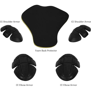 Camisa de Franela a Cuadros Roja y Negra de Manga Larga para Adultos Unisex, con Botones en la Parte Delantera, Dos Bolsillos, 100% Algodón, Secado Rápido, para Motociclismo - Product Image 6