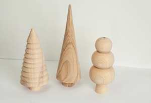 Wooden Christmas Tree Shape <b>Table</b> Object for Home Offices Room and Bedside <b>Table</b> Decoration Natural Finished Xmas Tree - Product Image 2