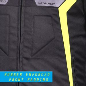 Chaqueta Textil para Motocicleta para Hombre, Impermeable, con Certificación CE, Cintura Ajustable y Desmontable - Product Image 3