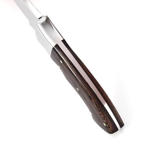 Cuchillo Utilitario Recto de Acero Inoxidable para Exteriores, Marca TARJ ENTERPRISES, Mango de Madera, Grado Industrial, Alta Durabilidad, para Camping - Product Image 6