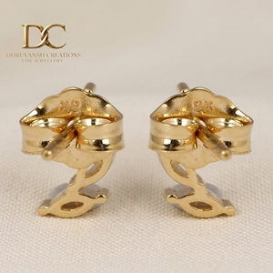 Boucles d'oreilles élégantes en or massif 14 carats avec diamants de laboratoire taille marquise brillant pour femme, certifiées IGI - Product Image 5
