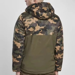 Camouflage Hooded Windbreaker <b>Jacket</b> Lightweight <b>Waterproof</b> Outdoor Pullover <b>Jacket</b> Casual Sports <b>Camo</b> <b>Jacket</b> For Men - Product Image 2
