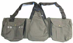 Ensemble gilet et ceinture de fauconnerie en toile de nylon imperméable et respirante avec motif imprimé pour la manipulation des oiseaux - Product Image 4