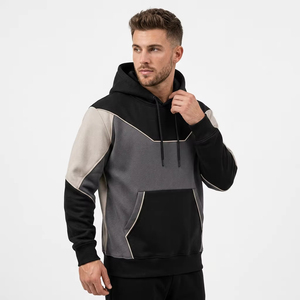 Heavy Boxy Fit <b>Men</b> Cotton <b>Thick</b> Heavy Weight French Terry Pullover <b>Hoodie</b> Custom Drop Shoulder Fleece Oversized <b>Hoodie</b> - Product Image 1
