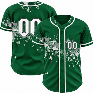 Camiseta Deportiva Personalizada de Béisbol para Animadoras, Uniforme de Equipo Atlético para Niñas y Mujeres, Manga Corta con Botones al Frente - Product Image 2