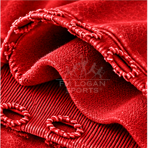 เสื้อฮู้ดดี้สีแดงสไตล์วินเทจสำหรับผู้ชาย แบบสวมหัว มีกระเป๋าหน้าทรงจิงโจ้ แต่งดีเทลขาดๆ ผ้าฝ้าย 100% ผ้าฟลีซสำหรับฤดูหนาว - Product Image 4