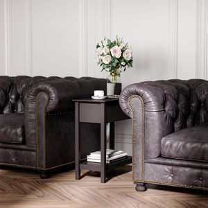 Tavolino da Caffè Robusto ed Ecologico con Coperchio Ribaltabile, Cerniera e Ripiano Inferiore per Soggiorno - Product Image 6