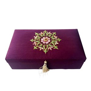 Customized Embroidery Storage <b>Box</b> for Jewelry Organizer - Product Image 4