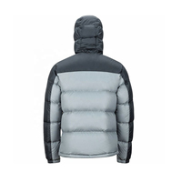 Veste matelassée pour homme en duvet de canard blanc 90% et duvet d'oie, 100% nylon, personnalisable OEM