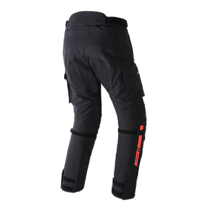 Motorcycle Leather Cordura Breathable Riding Pants CE Removable <b>Knee</b> Hip <b>Protectors</b> | Waterproof Winter Summer Biker Trousers | - Product Image 2