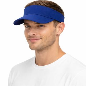 Visera Deportiva Unisex Azul con Protección UV, Ajustable, Ligera, para Verano, Aire Libre, Correr, Tenis, Golf, Ciclismo, Uso Diario - Product Image 1