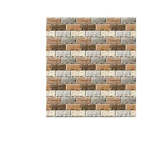 Modern Pattern Ceramic Glazed <b>Wall</b> Tiles Satin Finish Stone Imitation Texture Outdoor Kitchen Design 25x37.5cm Rectified - Product Image 4