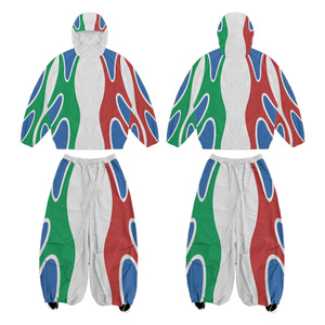 Wholesale Windbreaker <b>Sets</b> Athletic Apparel Custom Outerwear Breathable Woven Factory Direct Supplier - Product Image 1
