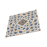 Dernier revêtement de sol en pierre de haute qualité classique moderne 300x300mm tapis semi-céramique carrelage de stationnement extérieur rustique résistant à l'acide