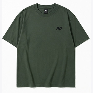 เสื้อยืดโอเวอร์ไซส์ผู้ชาย ผ้าฝ้าย สีเขียวล้วน คอกลม แขนสั้น สไตล์ลำลอง สตรีทแวร์ ระบายอากาศได้ดี ทรงพอดีตัว ดีไซน์ใหม่ - Product Image 3