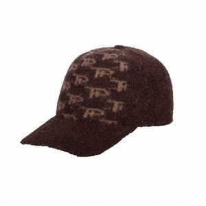 Casquette de baseball en laine brodée personnalisée Automne-Hiver 2025 – Tendance, style affirmé, tricotée, avec logo jacquard pour l'extérieur - Product Image 4