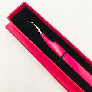 Eyelash Tweezer Non Slip Ergonomic Design Grips Eyelash Tweezers For Personal Care False Eyelash Placement & Removing <b>Box</b> Pack - Product Image 6