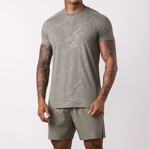 Custom Supplier Sports Jersey t Shirt for Men OEM Camo Printing <b>Tshirt</b> Sample Bulk Custom Labels <b>Tshirt</b> 65% <b>Polyester</b> t Shirt - Product Image 4