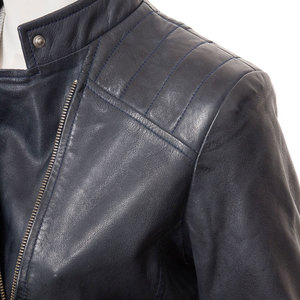 Wholesale Women Lambskin <b>Leather</b> <b>Jacket</b> Slim Fit <b>Biker</b> Moto Manufacturer Custom Women Real <b>Leather</b> <b>Biker</b> <b>Jacket</b> Motorcycle - Product Image 4