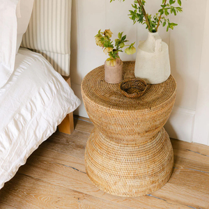 Taburete de Ratán Tejido a Mano de Alta Calidad, Fabricante Mayorista, Mesa de Centro de Ratán Natural, Muebles para el Hogar Hechos en Vietnam - Product Image 1