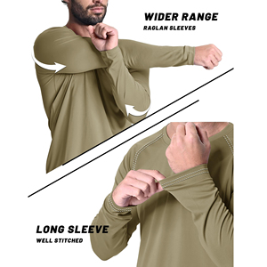 Custom Logo UV Protection Shirt UPF 50+ Long Sleeve Breathable Anti-UV Outdoor Sports Wear - Product Image 4