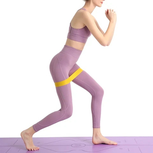 Bandes de résistance élastiques pour les fessiers et les hanches, pour l'entraînement des jambes et des hanches, équipement de fitness pour la salle de sport, vente en gros - Product Image 2