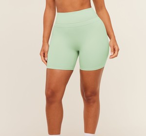 Pantalones Cortos de Ciclismo al por Mayor, Pantalones Cortos de Compresión de Punto con Costuras Contorneadas, Pantalones Cortos Deportivos para Mujer - Product Image 1