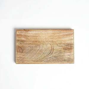 Plateau de service en bois, style rustique en bois de manguier, décoration de ferme, plateau de service en bois fait main - Product Image 5