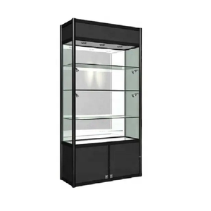 High Quality Display Glass <strong>Showcase</strong> Retail Shop Interior <strong>Design</strong> Extra Vision Glass Display Cabinet - Product Image 3