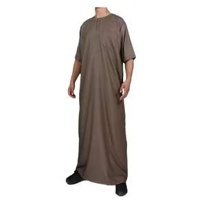 Jubba de Alta Calidad, Transpirable, Holgada, Larga hasta el Suelo, Traje Casual con Cuello en V, Manga Larga, para Todas las Estaciones, Playa y Oración - Product Image 4