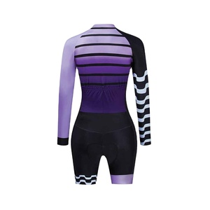 Maillot de cyclisme personnalisé de haute qualité, design spécial, combinaison de cyclisme une pièce respirante, kit de vêtements de vélo de route - Product Image 6