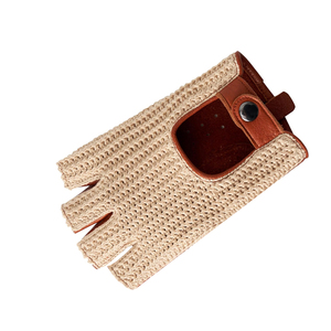 Gants de conduite en cuir pour hommes, prix bas, qualité supérieure, hiver, fabriqués au Pakistan, mode, coupe-vent, fausse fourrure, gants de conduite d'hiver pour hommes - Product Image 6