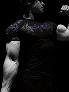 Wholesale Dry Fit Gym Compression <b>T</b> <b>Shirt</b> Men Cyber <b>Gothic</b> Sublimated Muscle Fit Workout Tee - Product Image 2