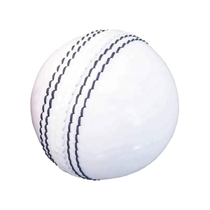 Pelota de Cricket Blanca de Cuero de Dos Piezas - Color/Logotipo/Tamaño Personalizables, Pelota de Cricket Blanca Cosida a Mano de Alta Calidad y Duradera - Product Image 2